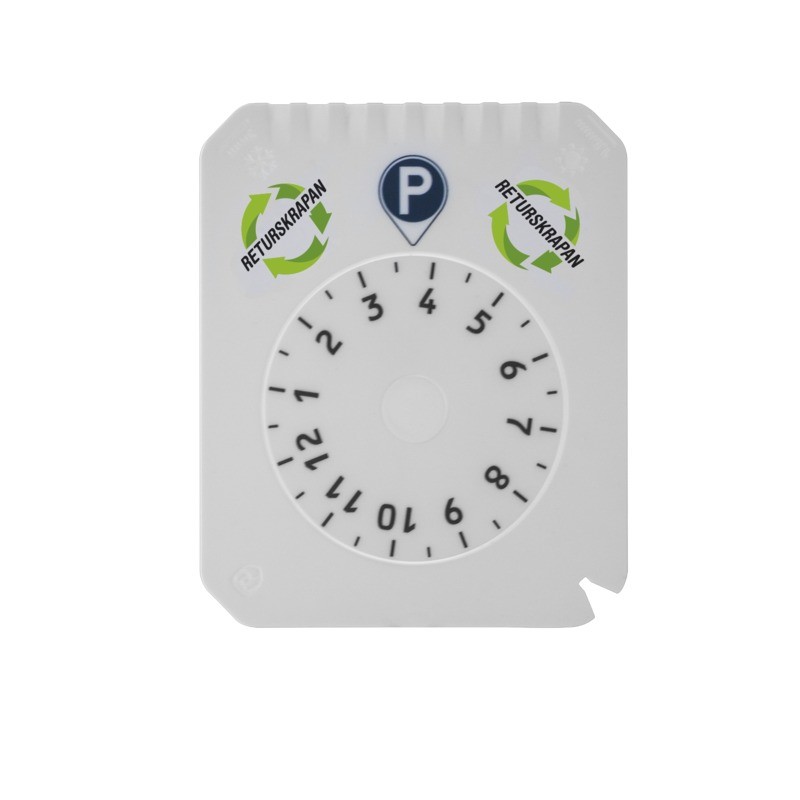 Isskrapa P-skiva Återvunnen