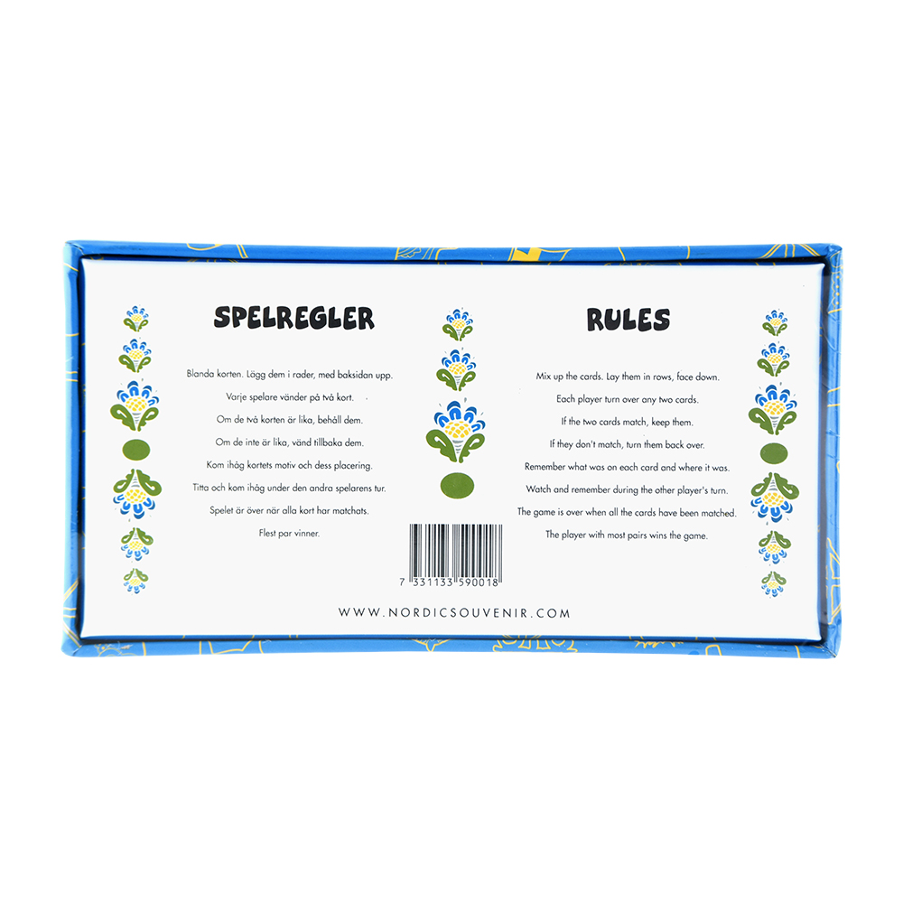 Memoryspel 20 Brickor