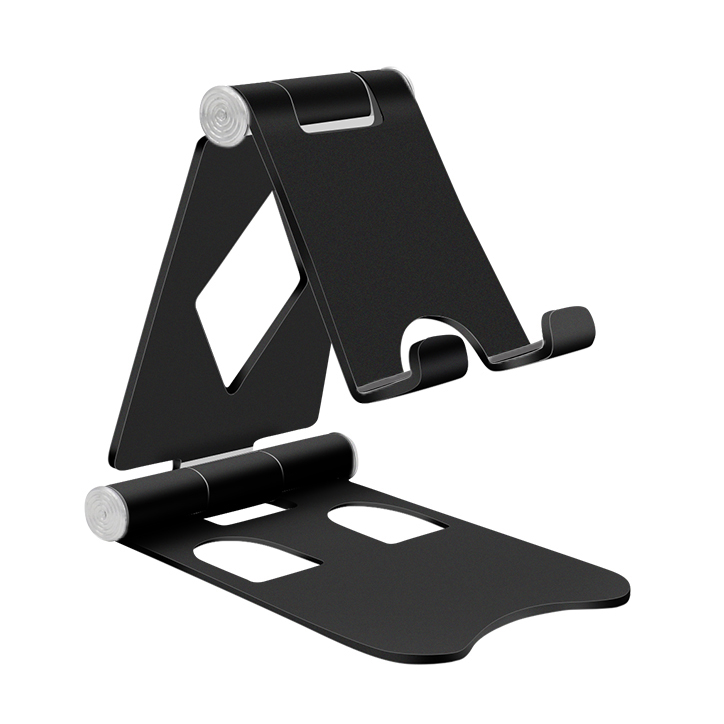 Mobilställ i Aluminium Svart