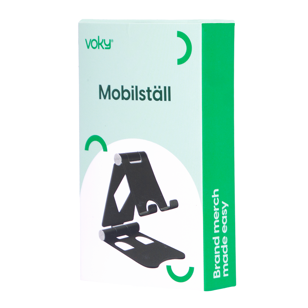 Mobilställ i Aluminium Svart